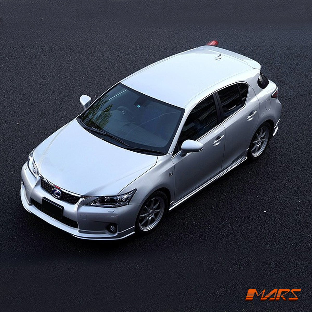 Tom's Style Lower Side Skirts Lip Spoiler Bodykit for Lexus CT200H 2011 - 2014 - Mars Performance