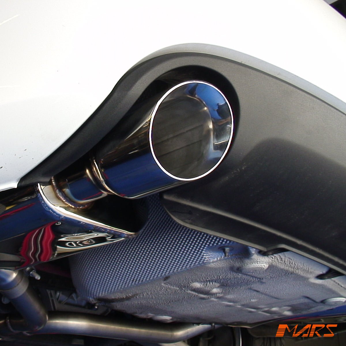 Twin Exhaust outlet Rear Bumper bar Diffuser Bodykit for AUDI A4 B8 2012 - 2015 Sedan - Mars Performance