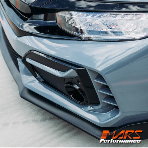 Type R MK2 Style Front Bumper Bar Bodykit for Honda Civic X Sedan & Hatch 2016 - 2021 - Mars Performance