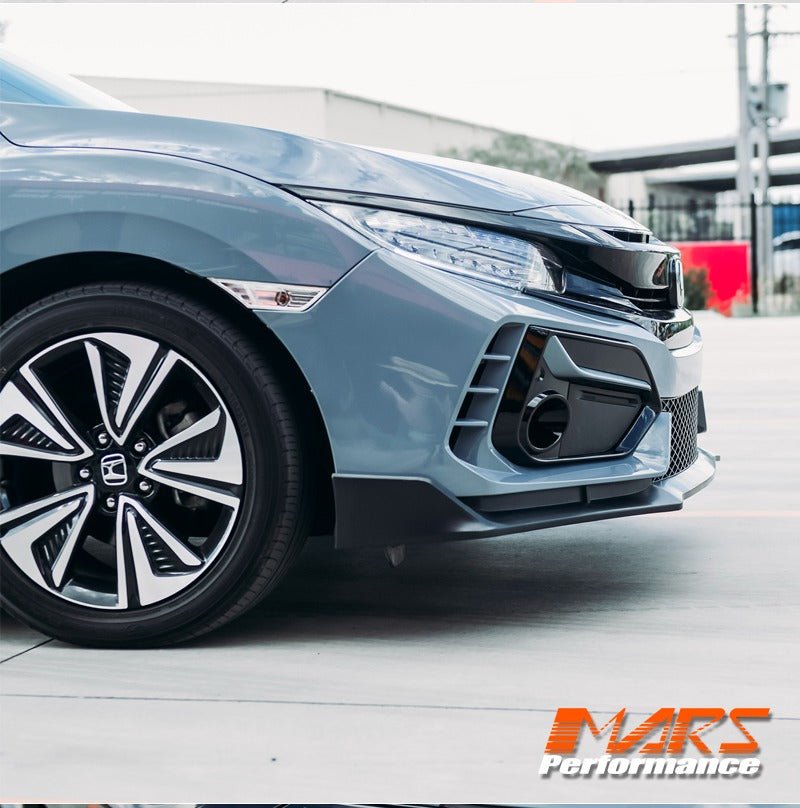 Type R MK2 Style Front Bumper Bar Bodykit for Honda Civic X Sedan & Hatch 2016 - 2021 - Mars Performance