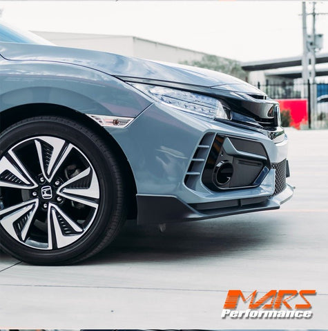 Type R MK2 Style Front Bumper Bar Bodykit for Honda Civic X Sedan & Hatch 2016 - 2021 - Mars Performance