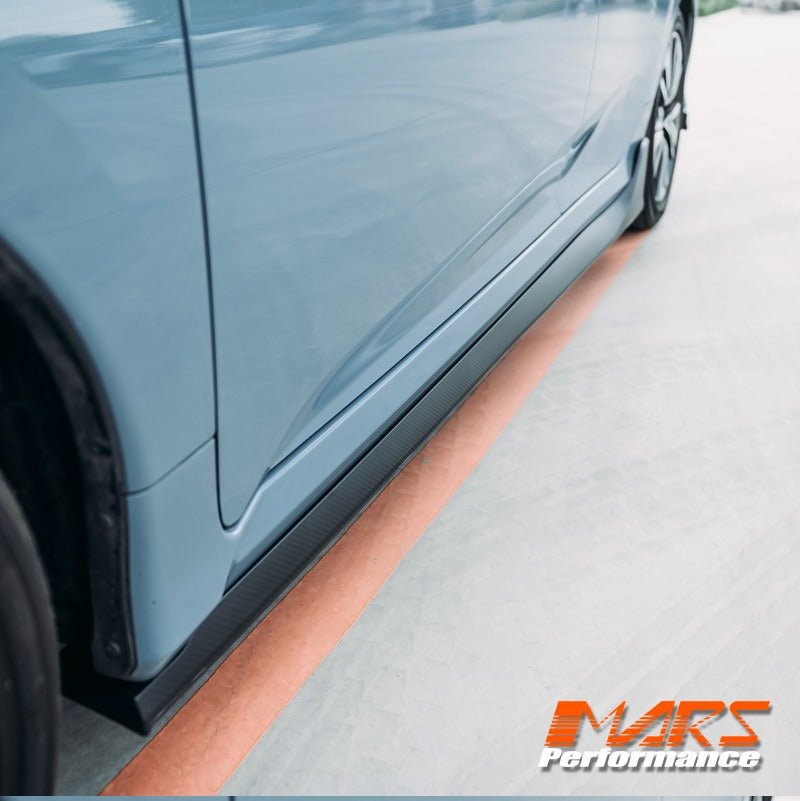 TYPE R Style Lower Side Skirt BodyKits for Honda Civic FC Sedan & Hatch 2016 - 2021 - Mars Performance