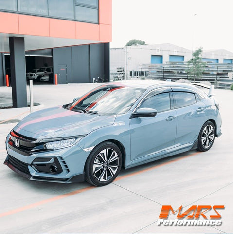 TYPE R Style Lower Side Skirt BodyKits for Honda Civic FC Sedan & Hatch 2016 - 2021 - Mars Performance