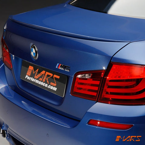 Unpainted M Performance Style Rear Trunk Lip Spoiler Bodykit for BMW 5 - Series F10 Sedan & M5 2010 - 2016 - Mars Performance
