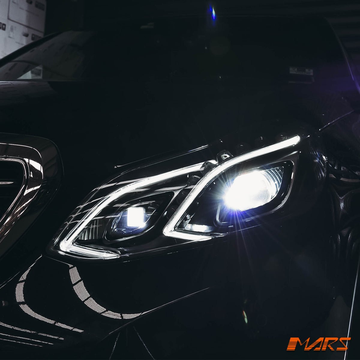 Upgrade FULL LED AMG E63 Style Projector Head Lights for Mercedes - Benz E - Class W212 2013 - 2016 - Mars Performance