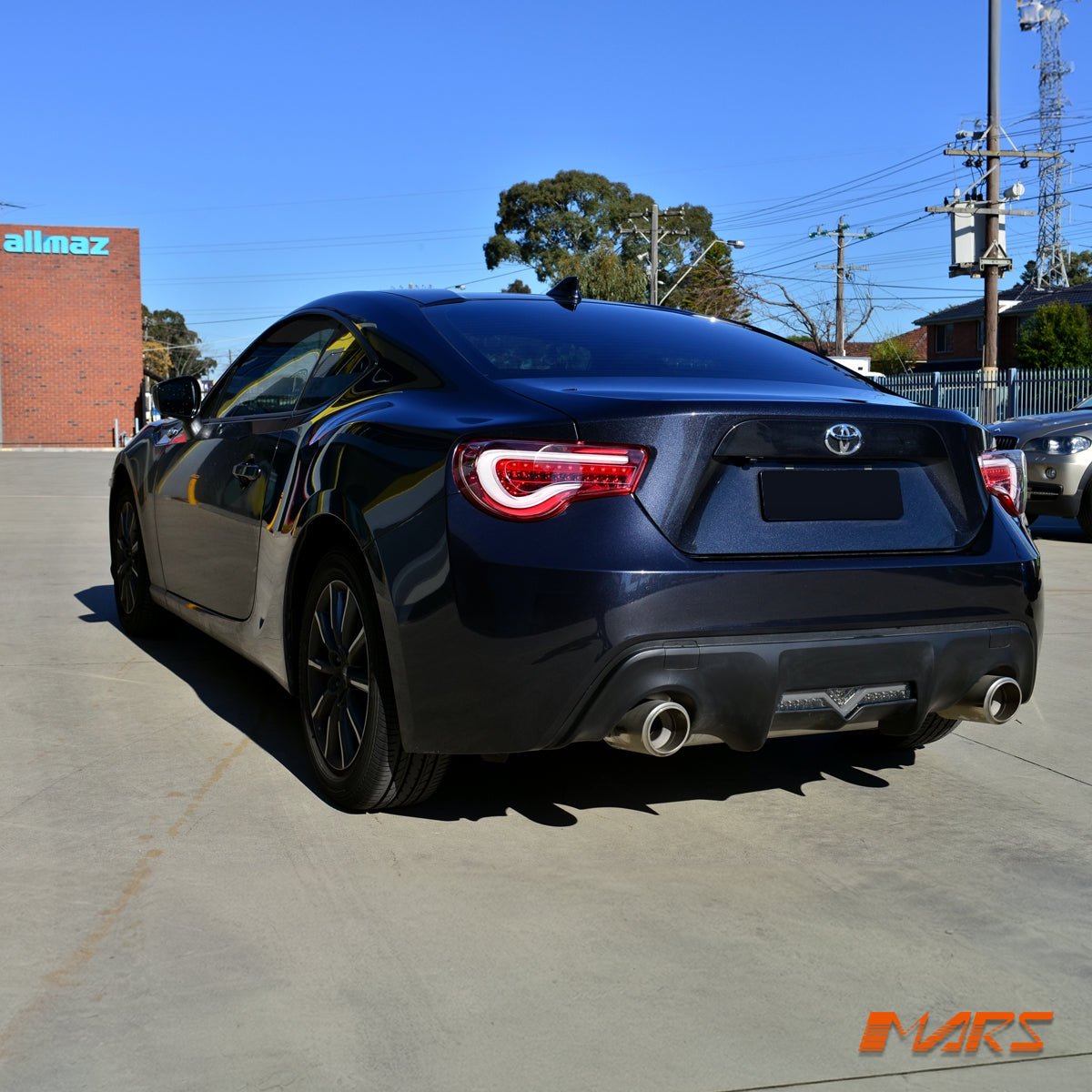 VALENTI JDM Clear Red Full LED 3D Stripe Bar Tail lights with Sequential Indicators for Toyota 86 ZN6 GT GTS & Subaru BRZ ZC6 - Mars Performance