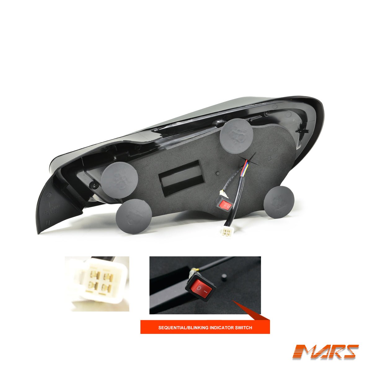 VALENTI Smoked Full LED 3D Red Stripe Bar Tail lights with Sequential Indicators for Toyota 86 ZN6 GT GTS & Subaru BRZ ZC6 - Mars Performance