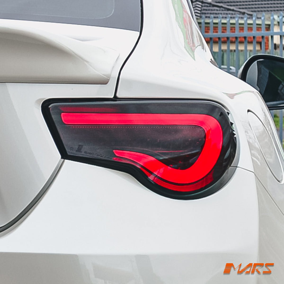 VALENTI Smoked Full LED 3D White Stripe Bar Tail lights with Sequential Indicators for Toyota 86 ZN6 GT GTS & Subaru BRZ ZC6 - Mars Performance