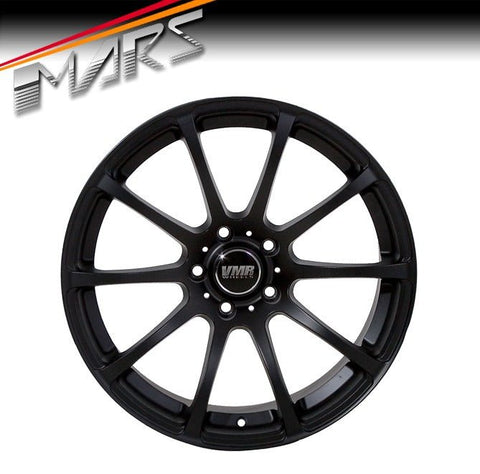 VMR V701 4 x 19 Inch Matt Black Concave Alloy Wheels Rims 5x112 - Mars Performance