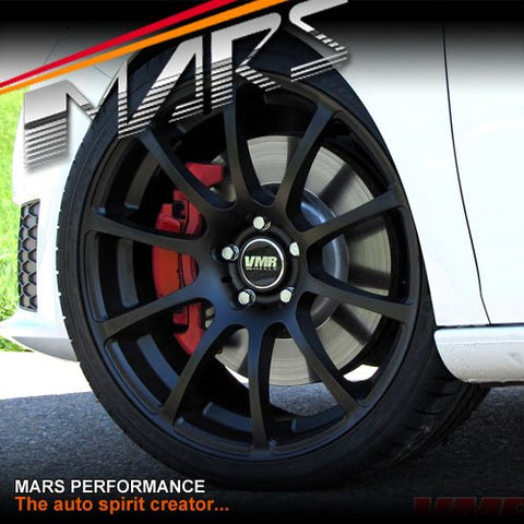 VMR V701 4 x 19 Inch Matt Black Concave Alloy Wheels Rims 5x112 - Mars Performance
