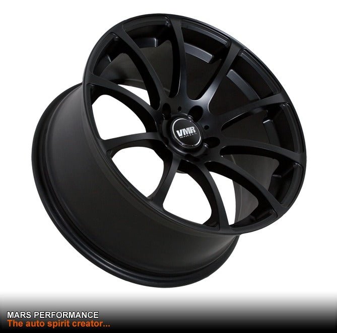VMR V701 4 x 19 Inch Matt Black Concave Alloy Wheels Rims 5x112 - Mars Performance