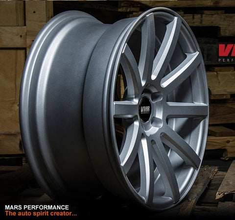 VMR V702 4 x 19 Inch Matt Hyper Silver Alloy Wheels Rims 5x112 - Mars Performance