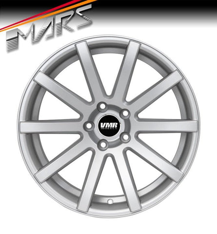 VMR V702 4 x 19 Inch Matt Hyper Silver Alloy Wheels Rims 5x112 - Mars Performance