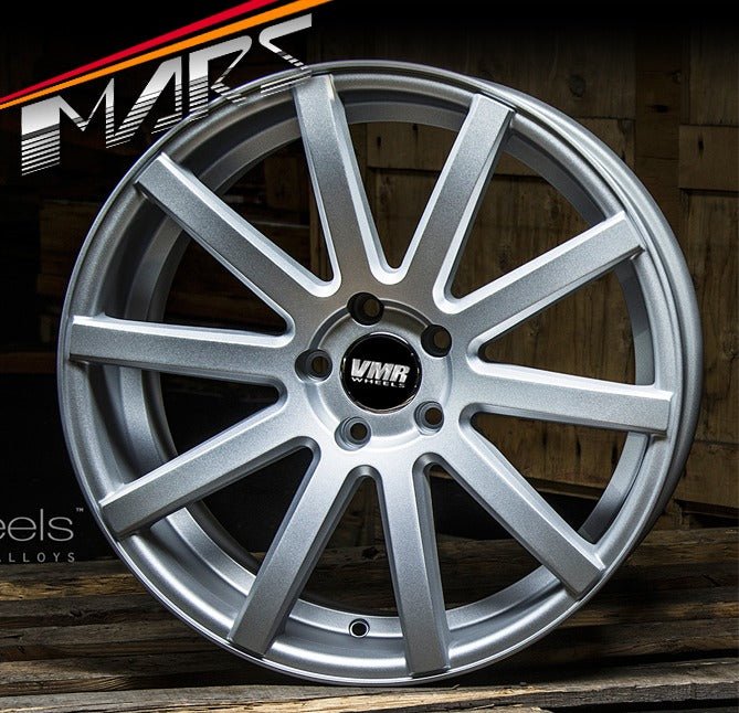 VMR V702 4 x 19 Inch Matt Hyper Silver Alloy Wheels Rims 5x112 - Mars Performance