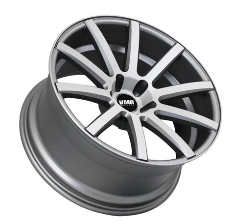 VMR V702 4 x 19 Inch Matte Gunmetal with Aluminium Brushed Face Alloy Wheels Rims 5x112 - Mars Performance