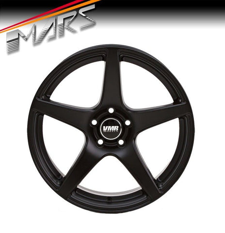 VMR V705 4 x 19 Inch Matt Black Concave Alloy Wheels Rims 5x112 - Mars Performance