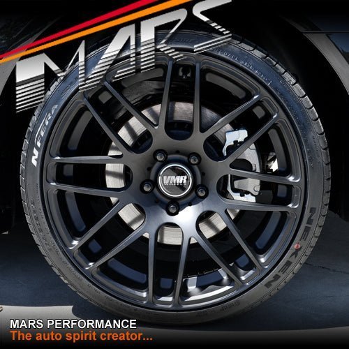 VMR V718 19 Inch Matt Black Concave Alloy Wheels Rims - Mars Performance