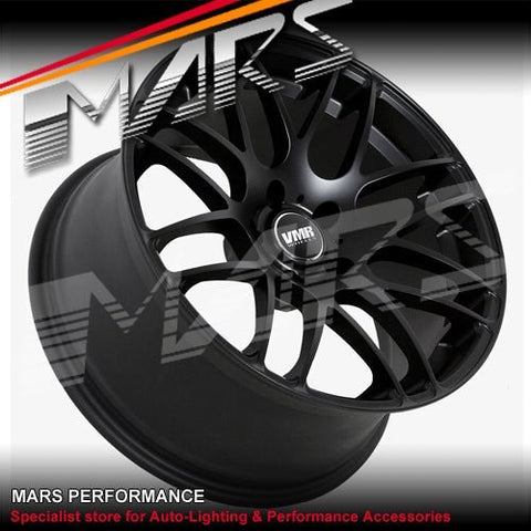 VMR V718 19x8.5 Inch Matt Black Concave Alloy Wheels Rims 5x112 - Mars Performance
