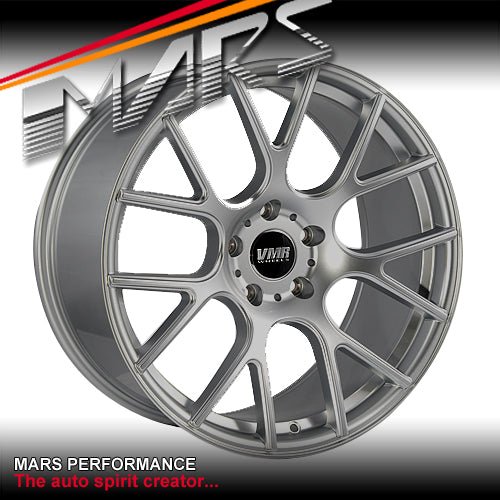 VMR V810 4 x 19 Inch Gun Metal Flow Formed Alloy Wheels Rims 5x120 - Mars Performance