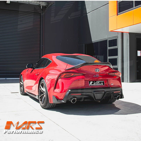 VST Style Carbon Fibre Rear trunk boot lip Spoiler Wing Bodykit for Toyota Supra A90 2019 - 2024 GR GT GTS - Mars Performance