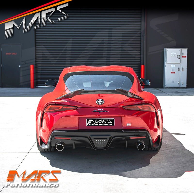 VST Style Carbon Fibre Rear trunk boot lip Spoiler Wing Bodykit for Toyota Supra A90 2019 - 2024 GR GT GTS - Mars Performance