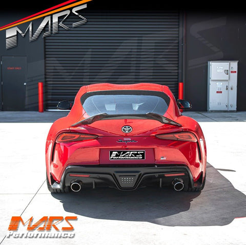 VST Style Carbon Fibre Rear trunk boot lip Spoiler Wing Bodykit for Toyota Supra A90 2019 - 2024 GR GT GTS - Mars Performance