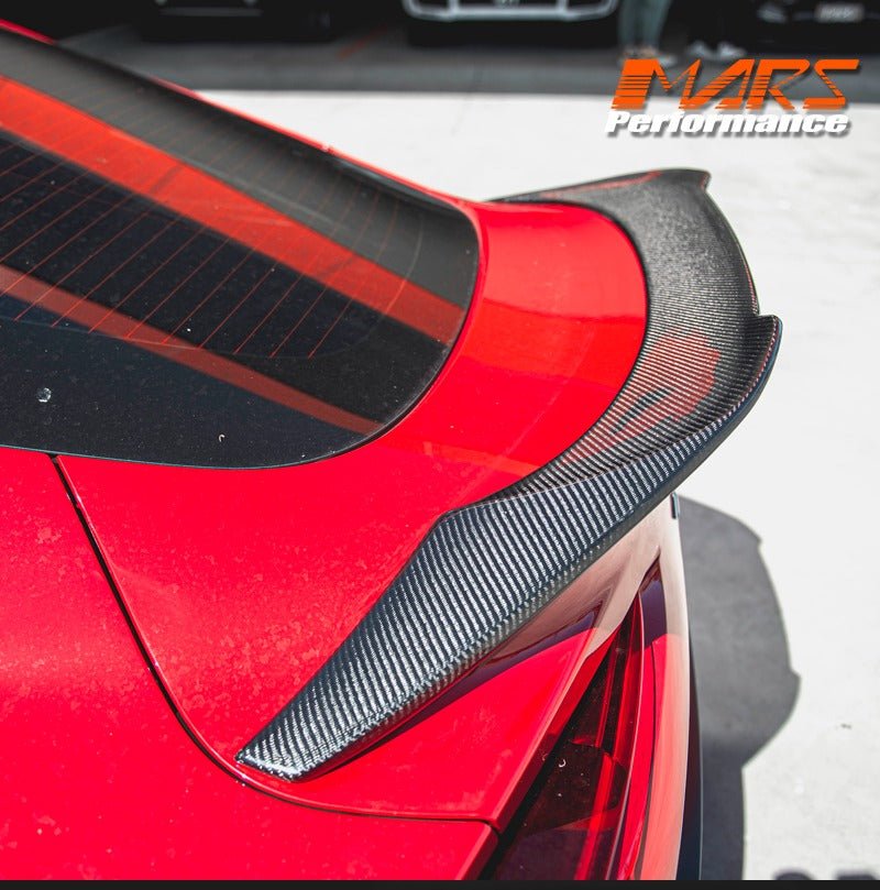 VST Style Carbon Fibre Rear trunk boot lip Spoiler Wing Bodykit for Toyota Supra A90 2019 - 2024 GR GT GTS - Mars Performance