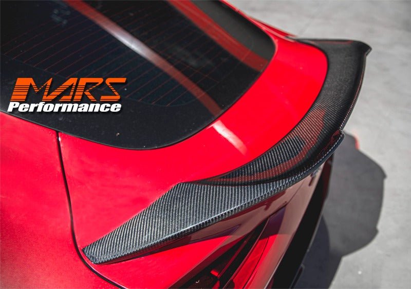 VST Style Carbon Fibre Rear trunk boot lip Spoiler Wing Bodykit for Toyota Supra A90 2019 - 2024 GR GT GTS - Mars Performance