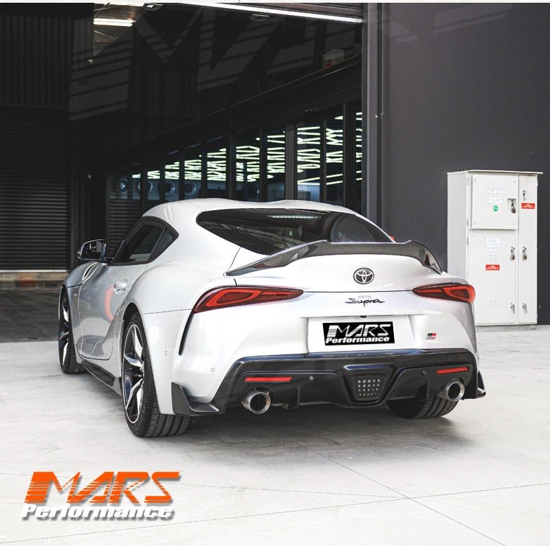 VST Style Carbon Fibre Rear trunk boot lip Spoiler Wing Bodykit for Toyota Supra A90 2019 - 2024 GR GT GTS - Mars Performance