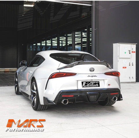 VST Style Carbon Fibre Rear trunk boot lip Spoiler Wing Bodykit for Toyota Supra A90 2019 - 2024 GR GT GTS - Mars Performance
