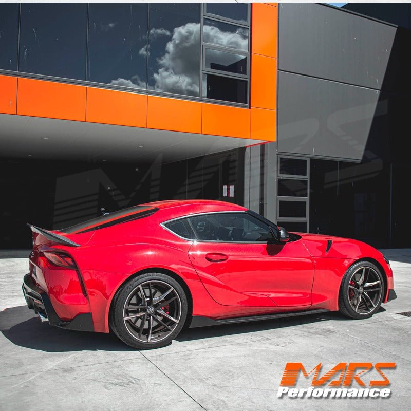 VST Style Carbon Fibre Rear trunk boot lip Spoiler Wing Bodykit for Toyota Supra A90 2019 - 2024 GR GT GTS - Mars Performance