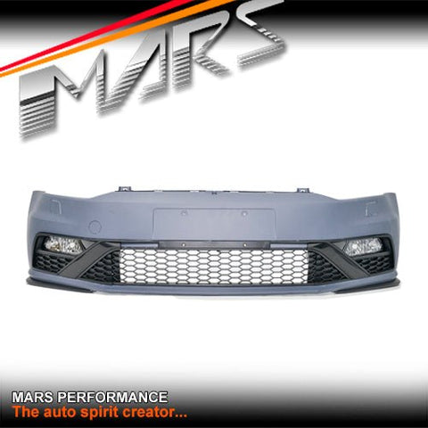 VW GTi Style Front Bumper Bar for VolksWagen VW POLO 6R & 6C 10 - 18 - Mars Performance