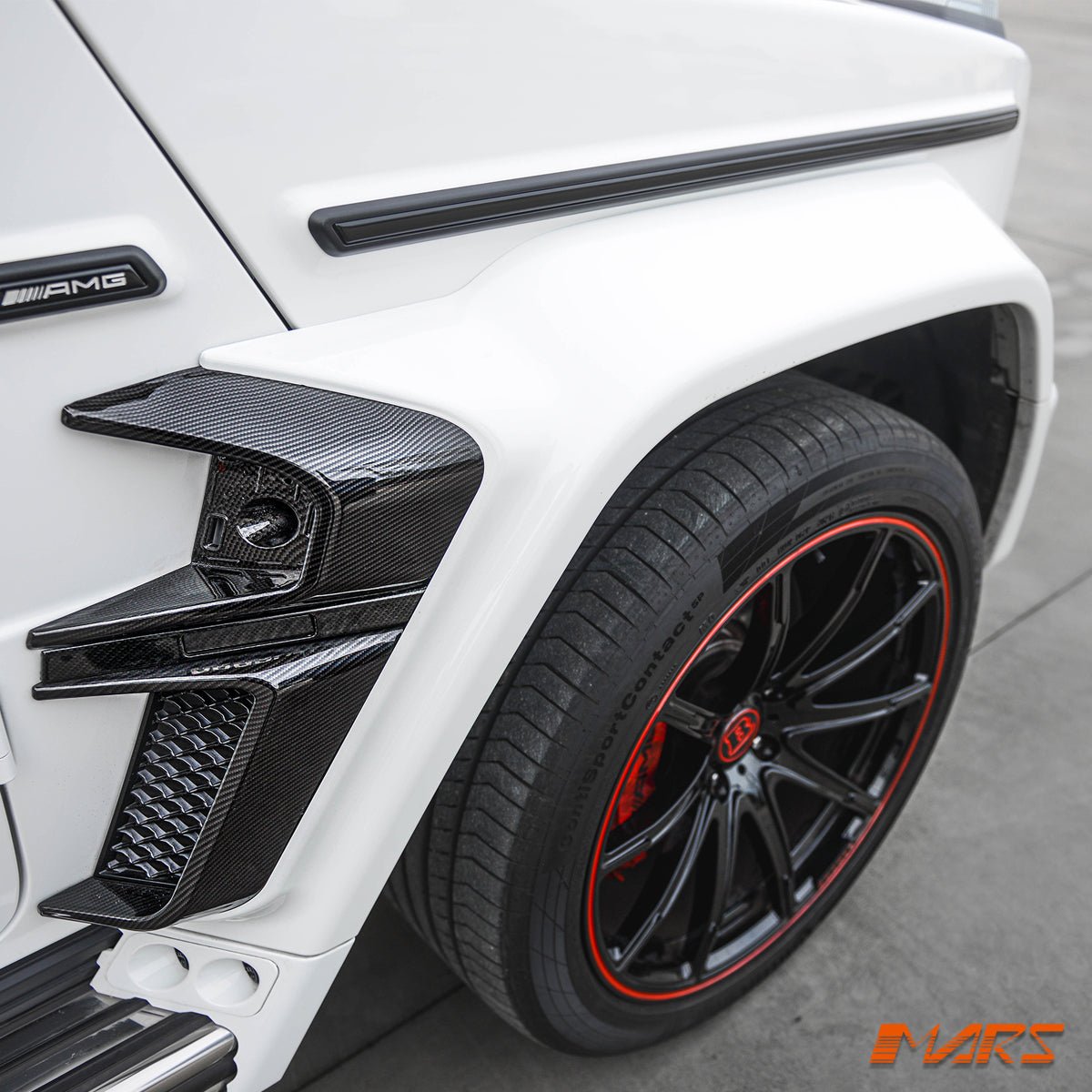 With Paint & Installation - Brabus WideStar Style Full Bodykit for Mercedes - Benz G - Class W464 W463A & G63 AMG 2019 - 2024 - Mars Performance