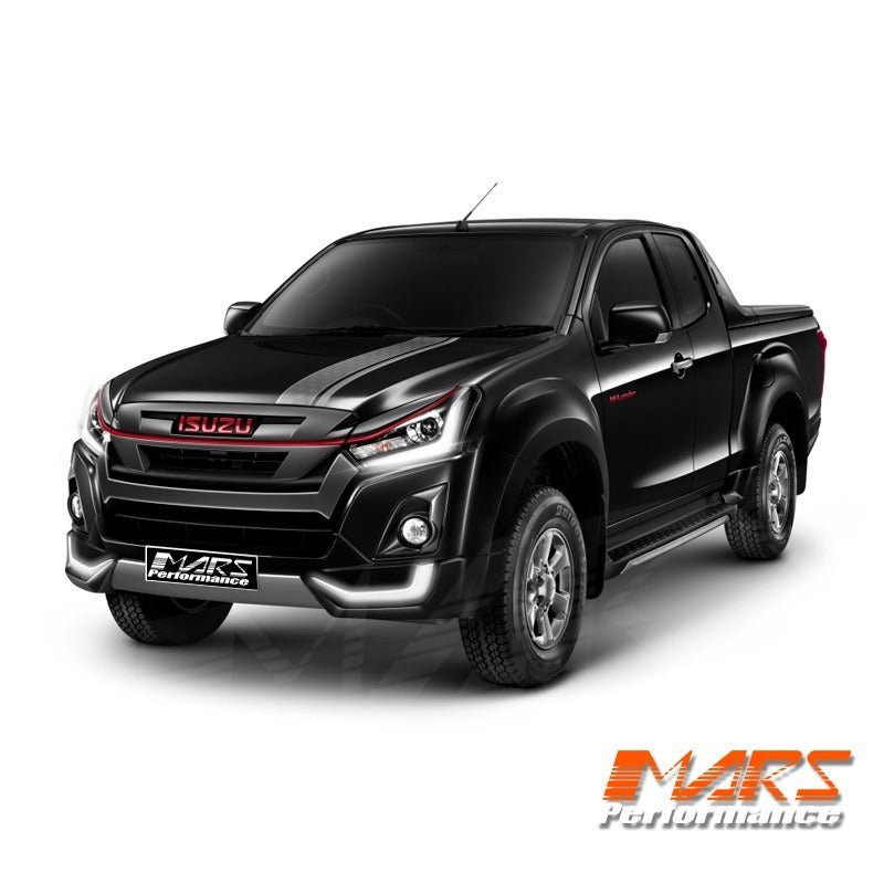 X Series Front Bumper Bar Cover Bodykit with DRL Lights for ISUZU D - Max 2016 - 2019 UTE - Mars Performance