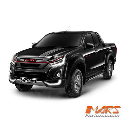 X Series Front Bumper Bar Cover Bodykit with DRL Lights for ISUZU D - Max 2016 - 2019 UTE - Mars Performance