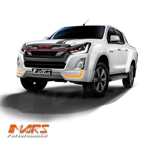 X Series Front Bumper Bar Cover Bodykit with DRL Lights for ISUZU D - Max 2016 - 2019 UTE - Mars Performance
