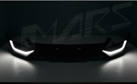 X Series Front Bumper Bar Cover Bodykit with DRL Lights for ISUZU D - Max 2016 - 2019 UTE - Mars Performance