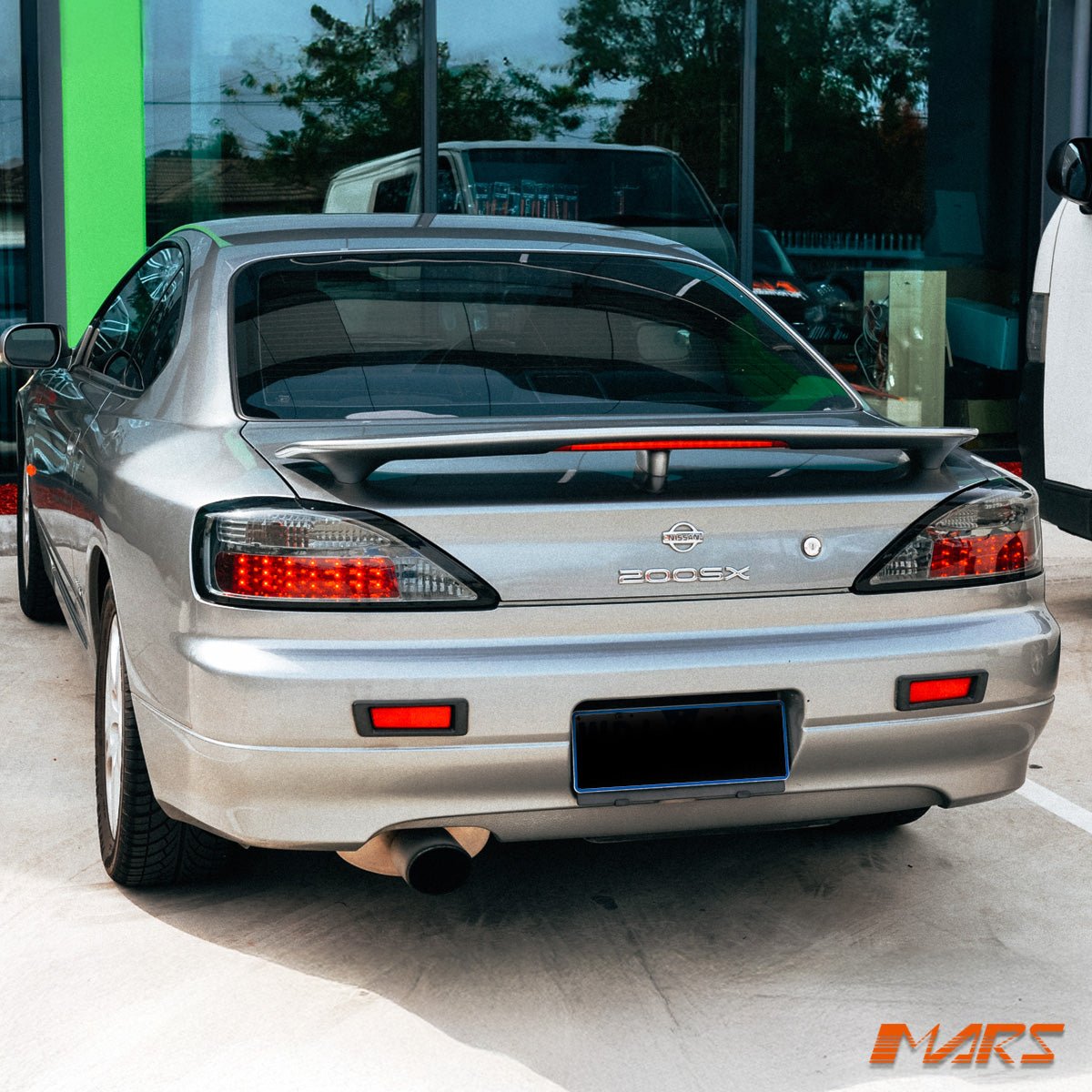 YOSHIO STYLE Smoked LED Tail Lights for Nissan 200SX Silvia S15 - Mars Performance